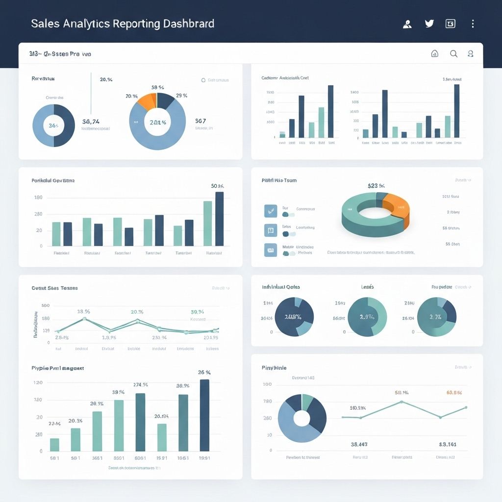 Analytics dashboard with charts and performance metrics