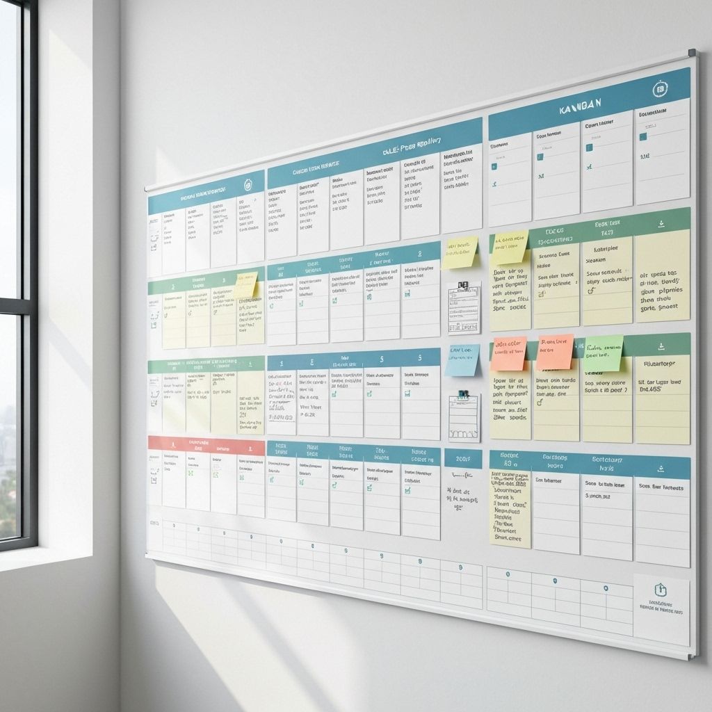 Sales pipeline with drag-and-drop cards showing deal stages